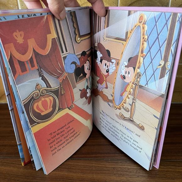 Disney’s The Prince And The Pauper 1993 Hardcover Grolier Books - Picture 6 of 8